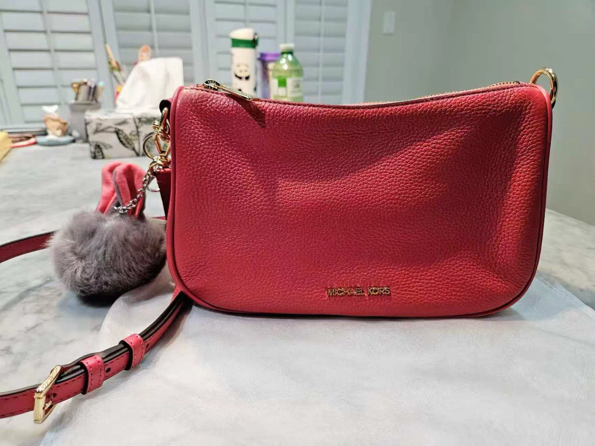 Michael Kors Leather Crossbody Bag - NEED TO SELL EVERYTHING