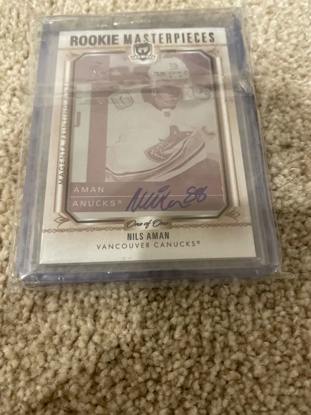 1of1 Nils Aman 2002/3 Retro Auto Future Watch Rookie Masterpiece