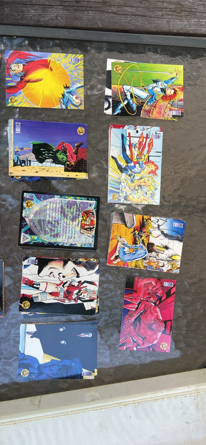 Vintage Comic Trading Card Collection
