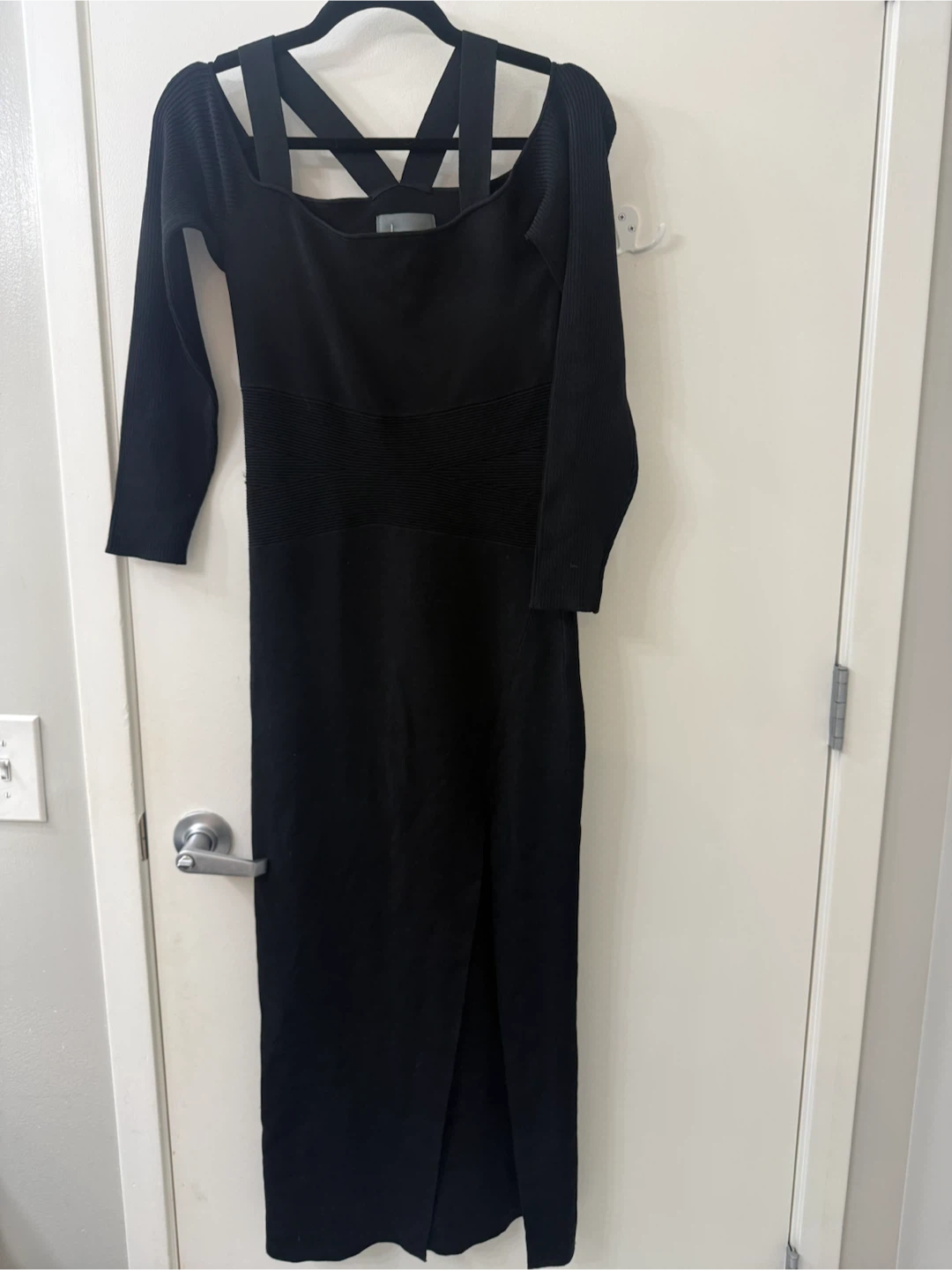 Black Anthropologie Knit Maxi Dress - photo 2