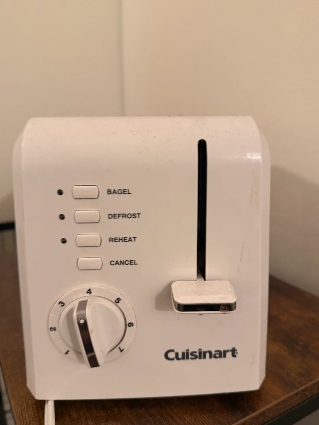 Cuisinart White 2-Slice Toaster