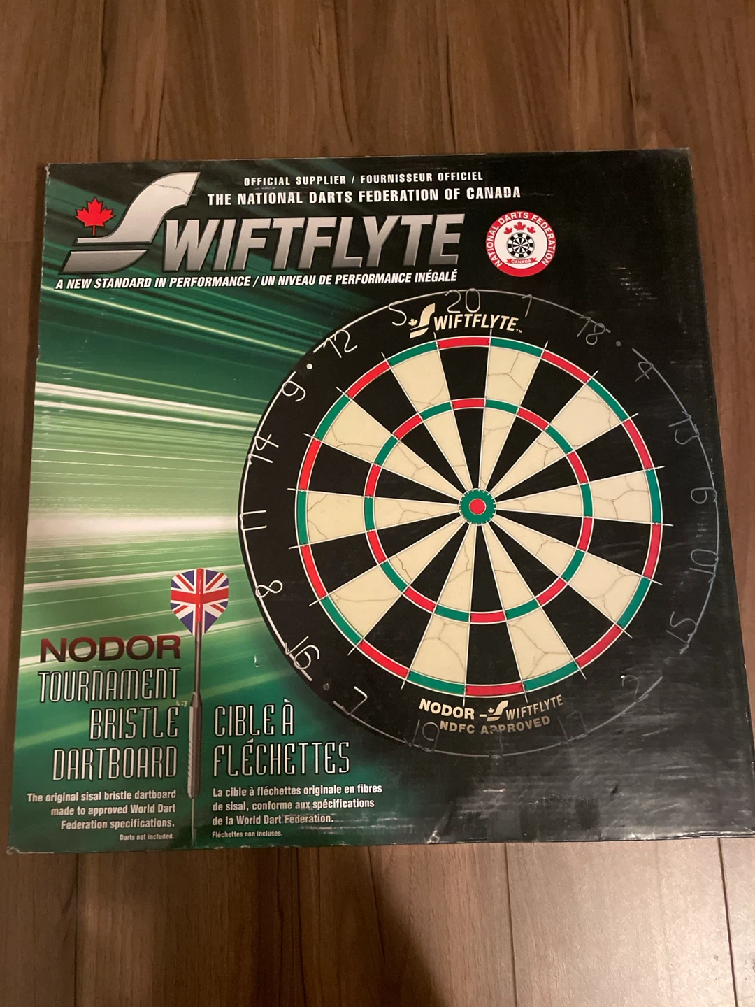 WIFTFLYTE Nodur Tournament Bristle Dartboard