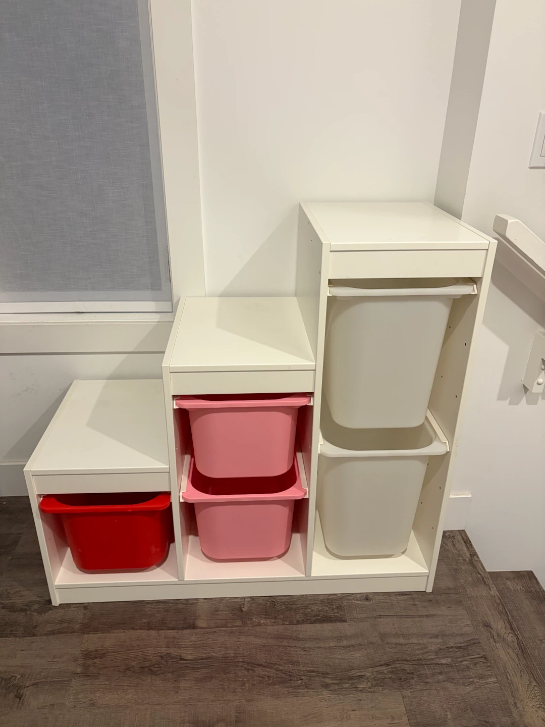 IKEA storage cabinet all bins included