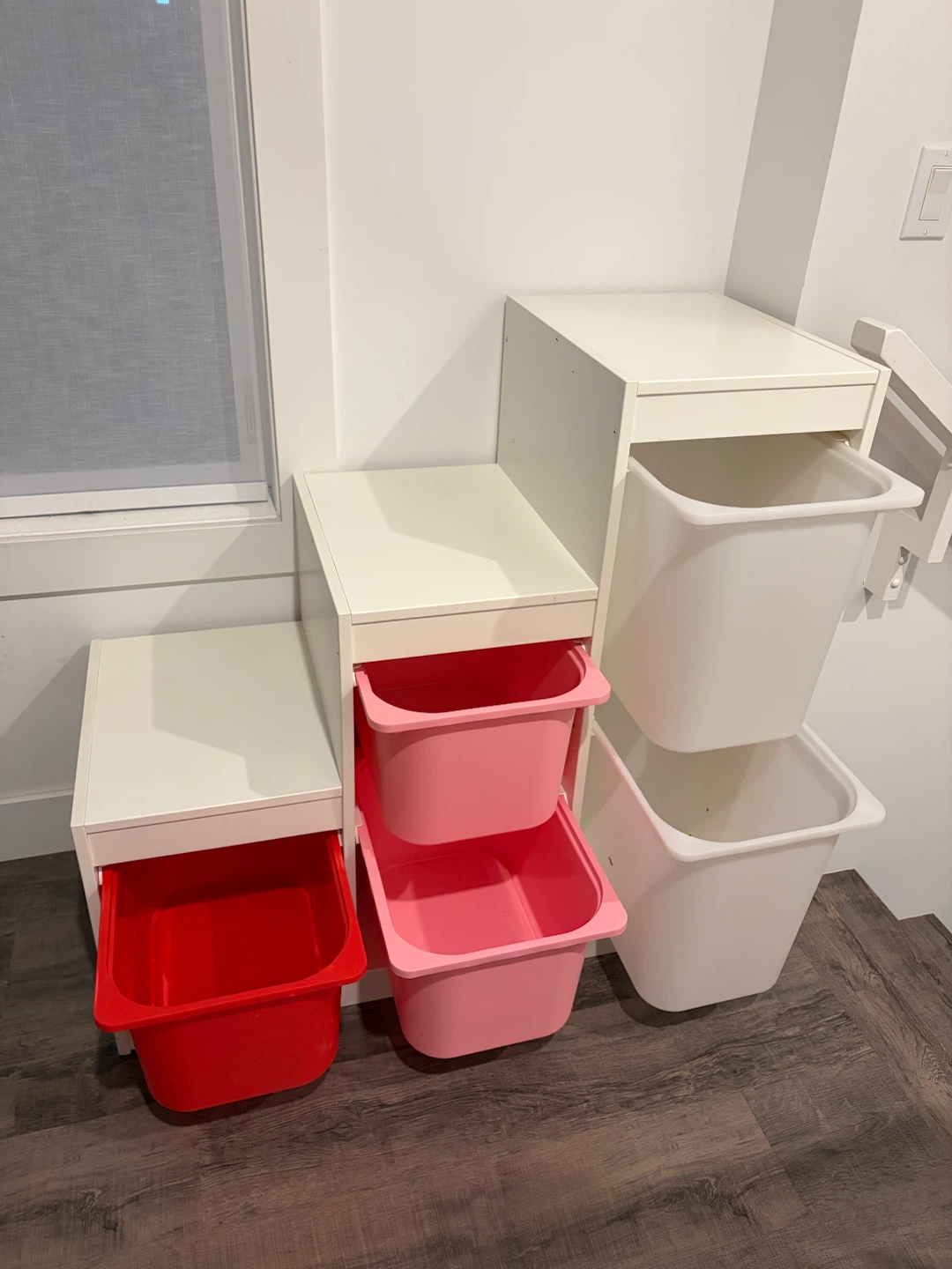 IKEA storage cabinet all bins included - photo 2