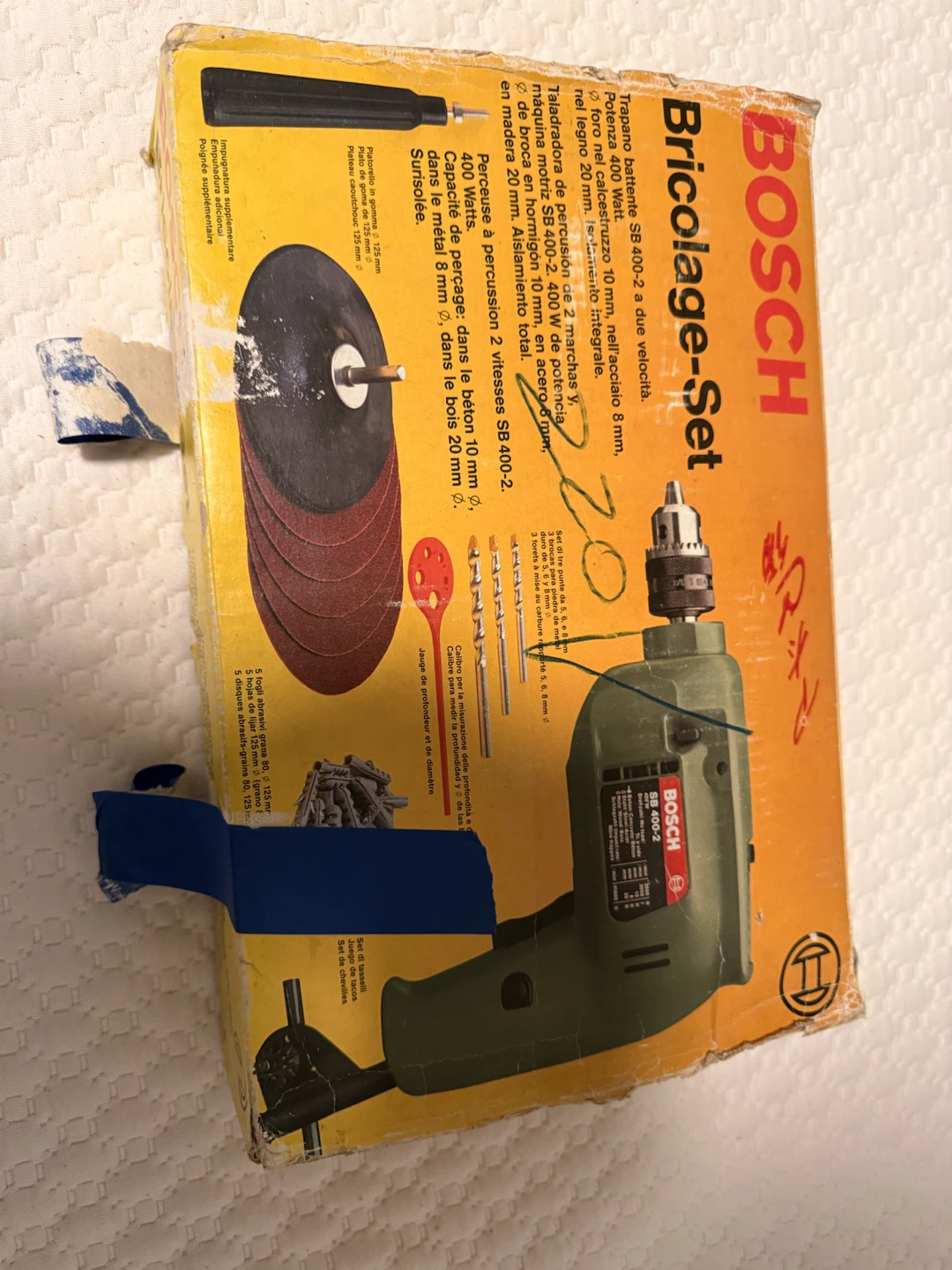 Bosch SB 400-2 Bricolage-Set Drill (100 cad. for everything)