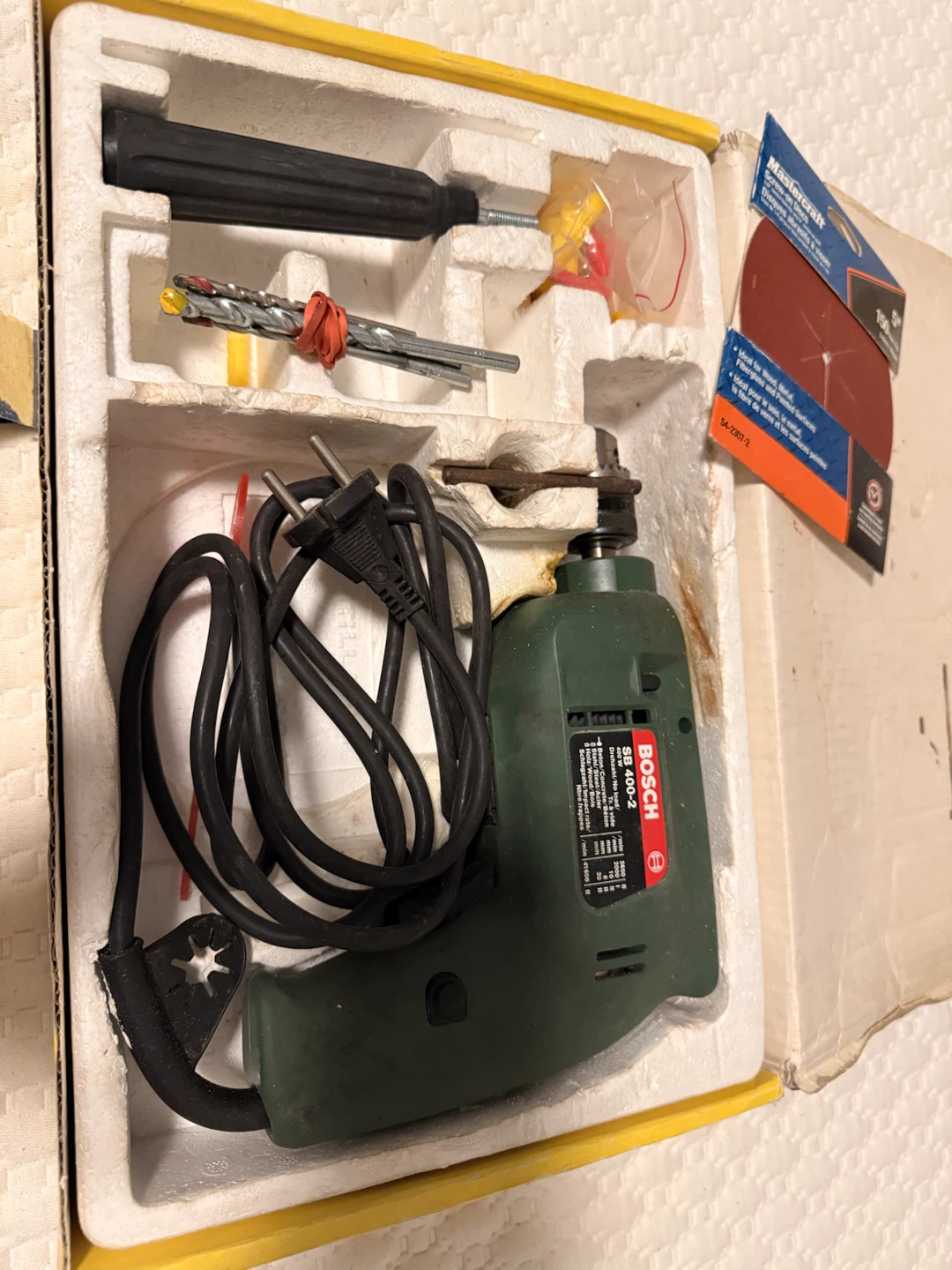 Bosch SB 400-2 Bricolage-Set Drill (100 cad. for everything) - photo 2