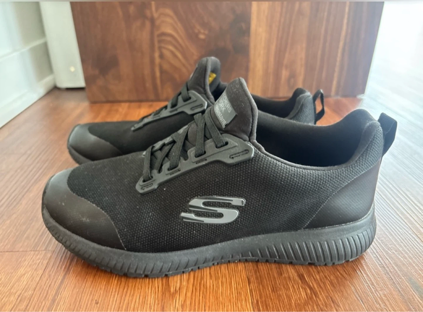 Skechers Work Slip Resistant Shoes - Black, Size 8 - photo 3