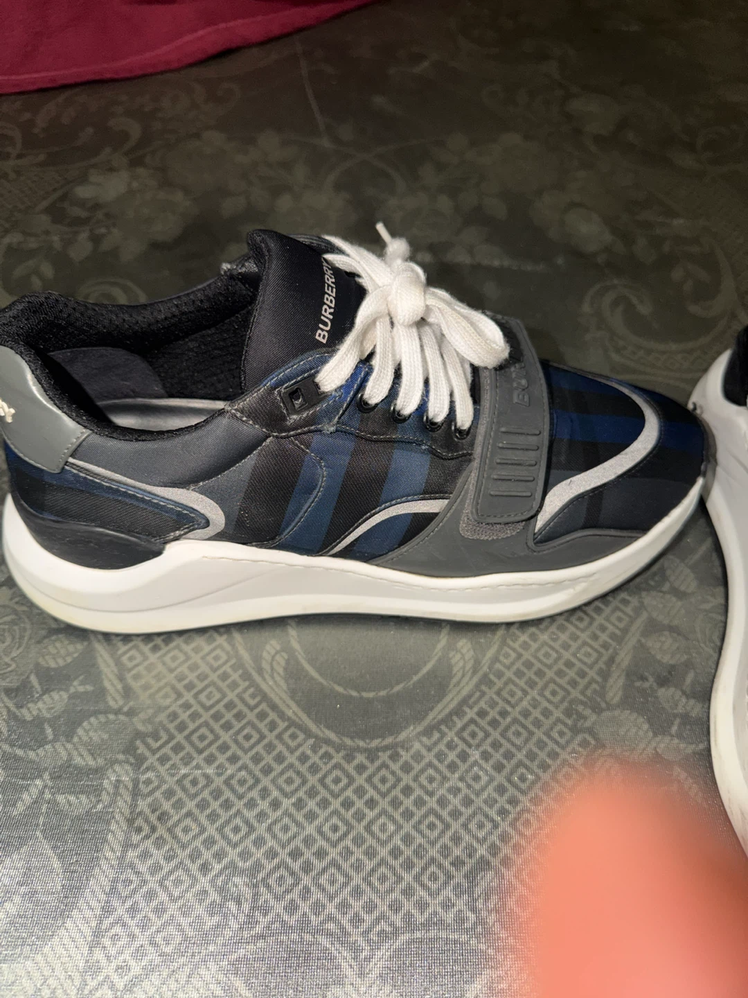 Burberry Sneakers - Blue Plaid