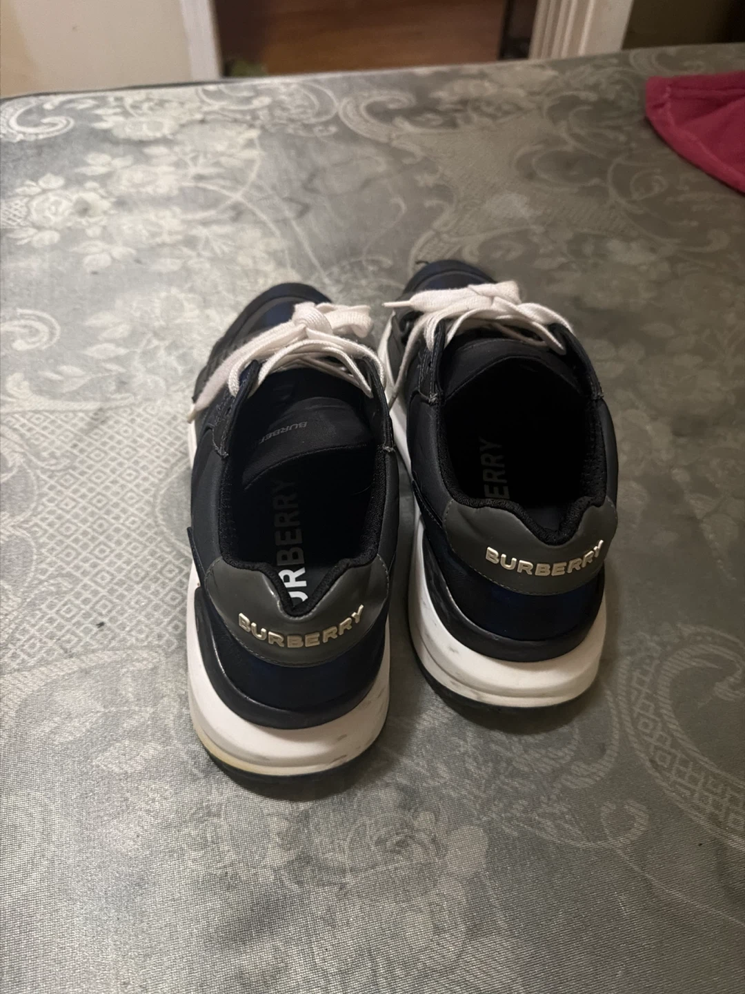 Burberry Sneakers - Blue Plaid - photo 2