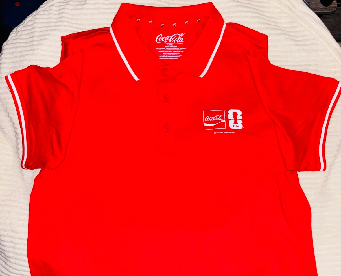 Coca-Cola 2026 FIFA Official Partner Polo Shirt - Large