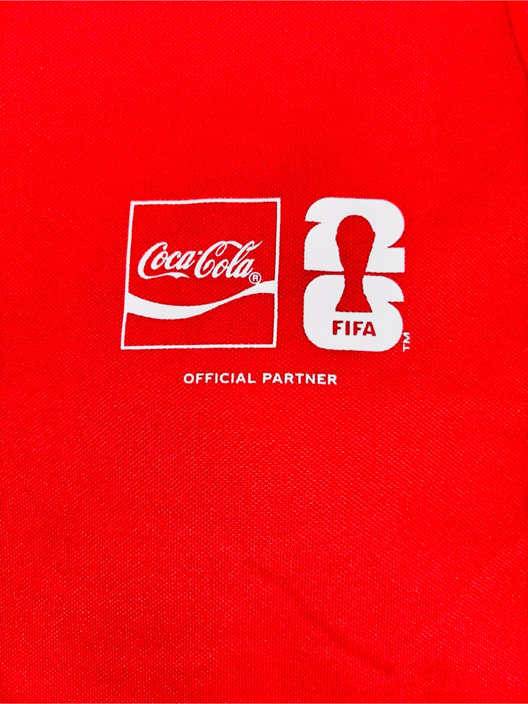 Coca-Cola 2026 FIFA Official Partner Polo Shirt - Large - photo 2
