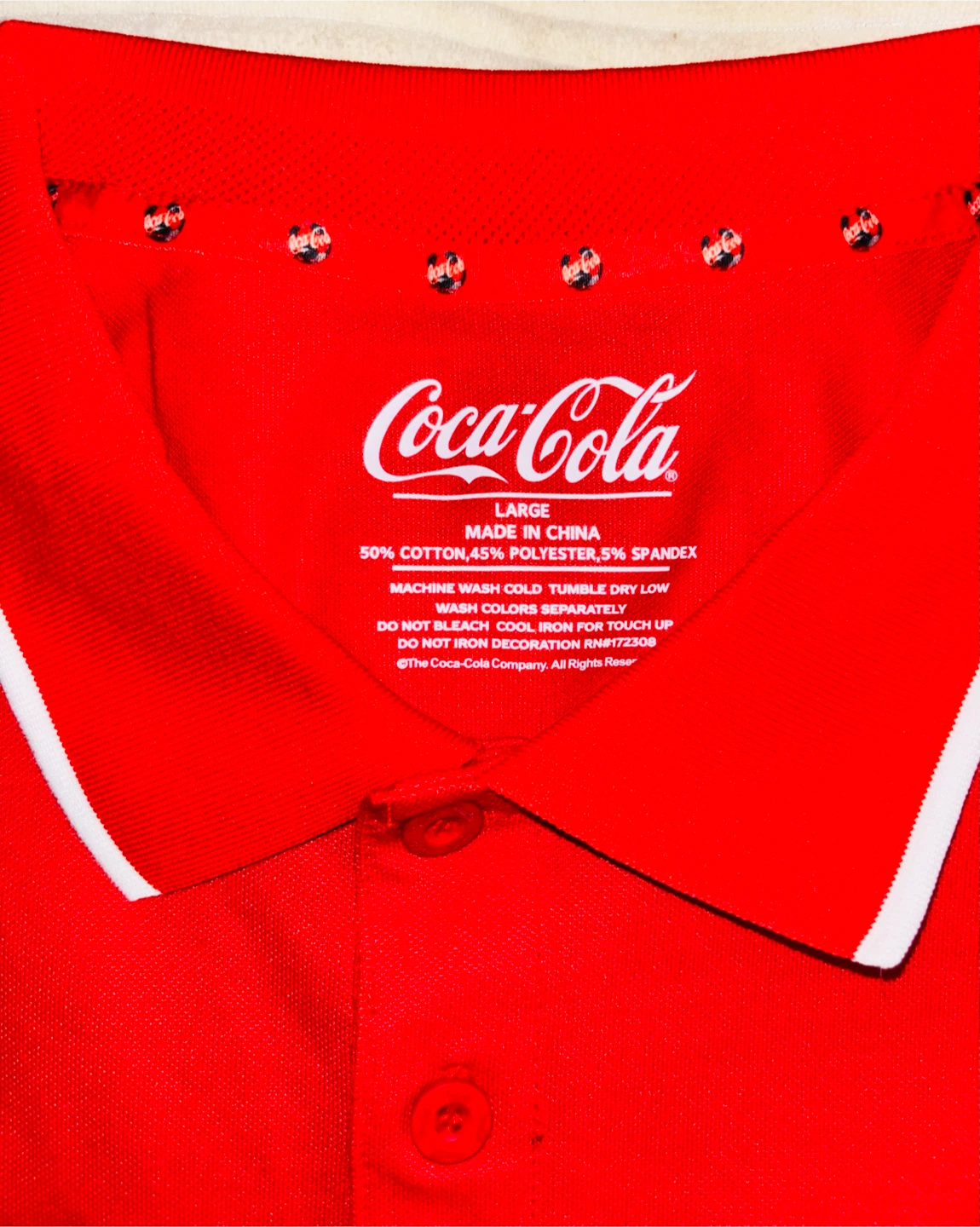 Coca-Cola 2026 FIFA Official Partner Polo Shirt - Large - photo 3