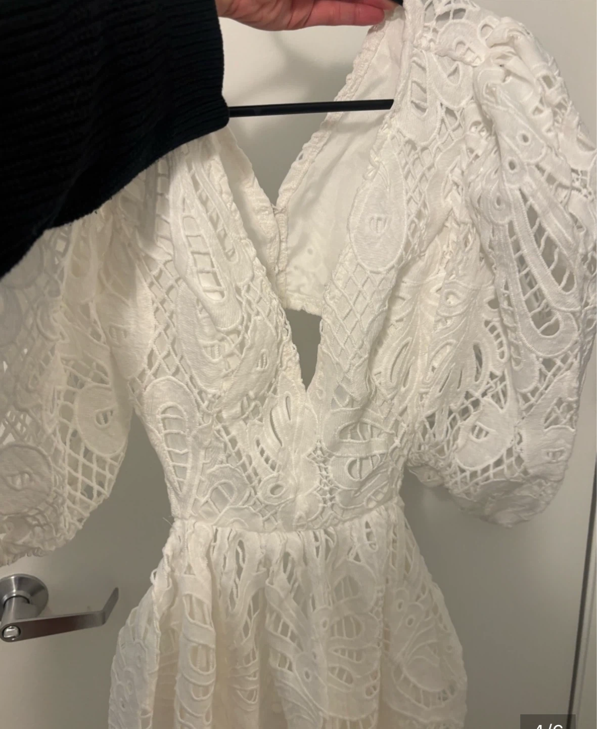 Showpo White Lace maxi dress - photo 4