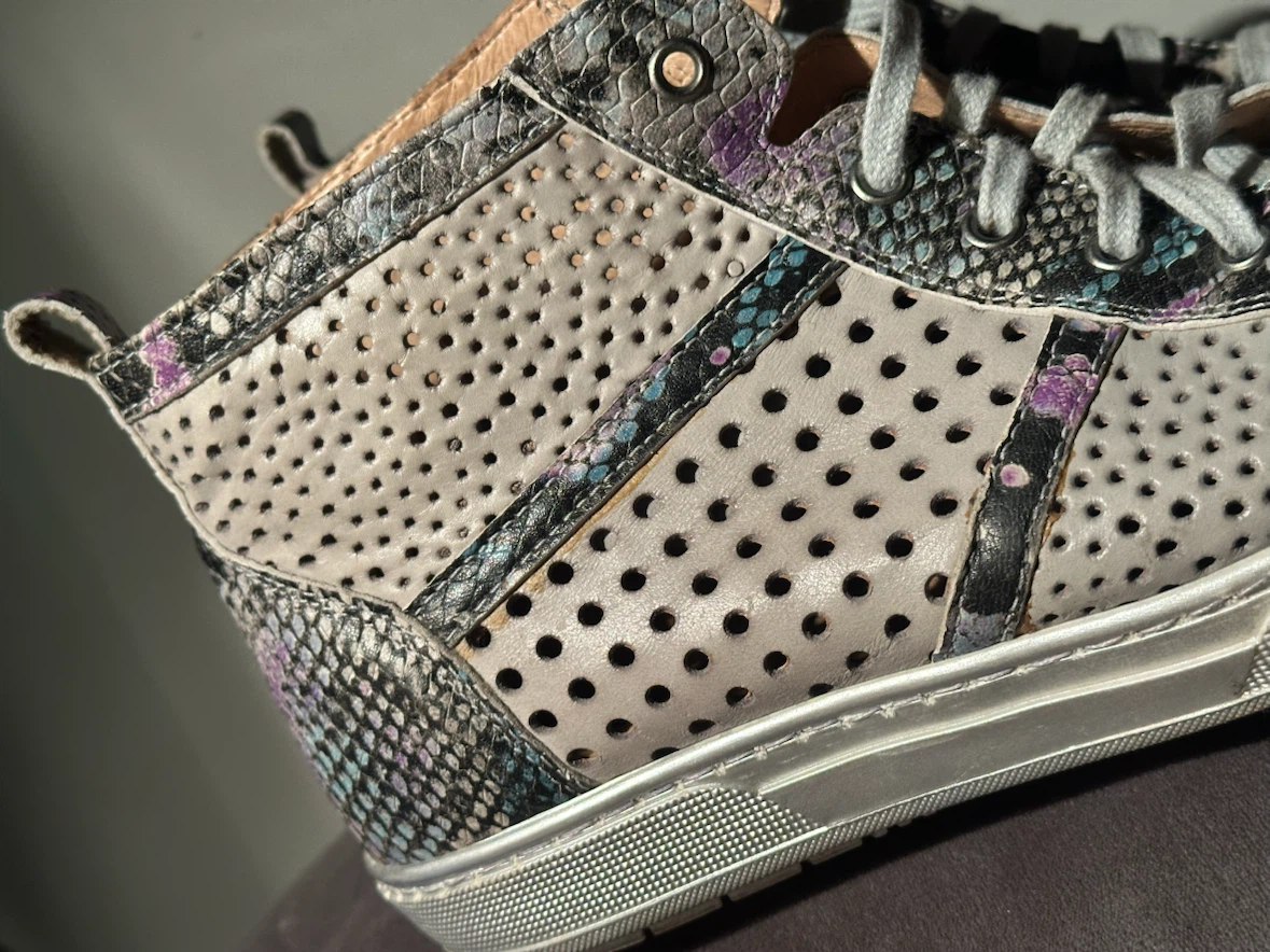 Justin Reess Nexa Hi Perforated Leather High Tops - photo 2