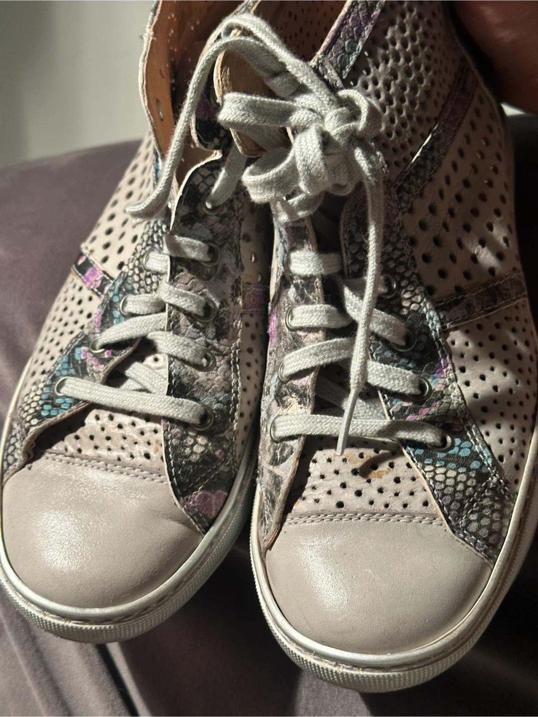 Justin Reess Nexa Hi Perforated Leather High Tops - photo 3