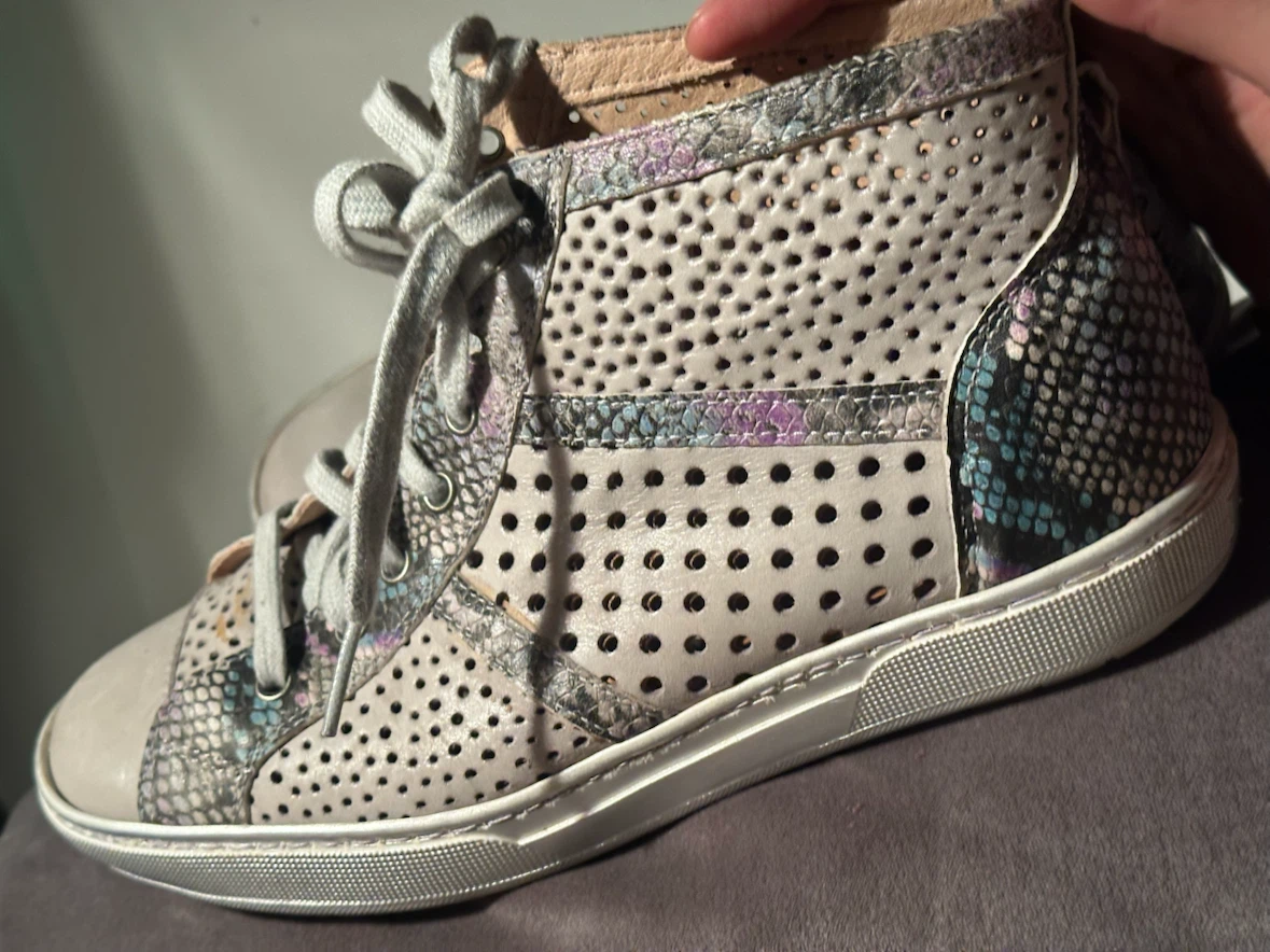 Justin Reess Nexa Hi Perforated Leather High Tops - photo 4