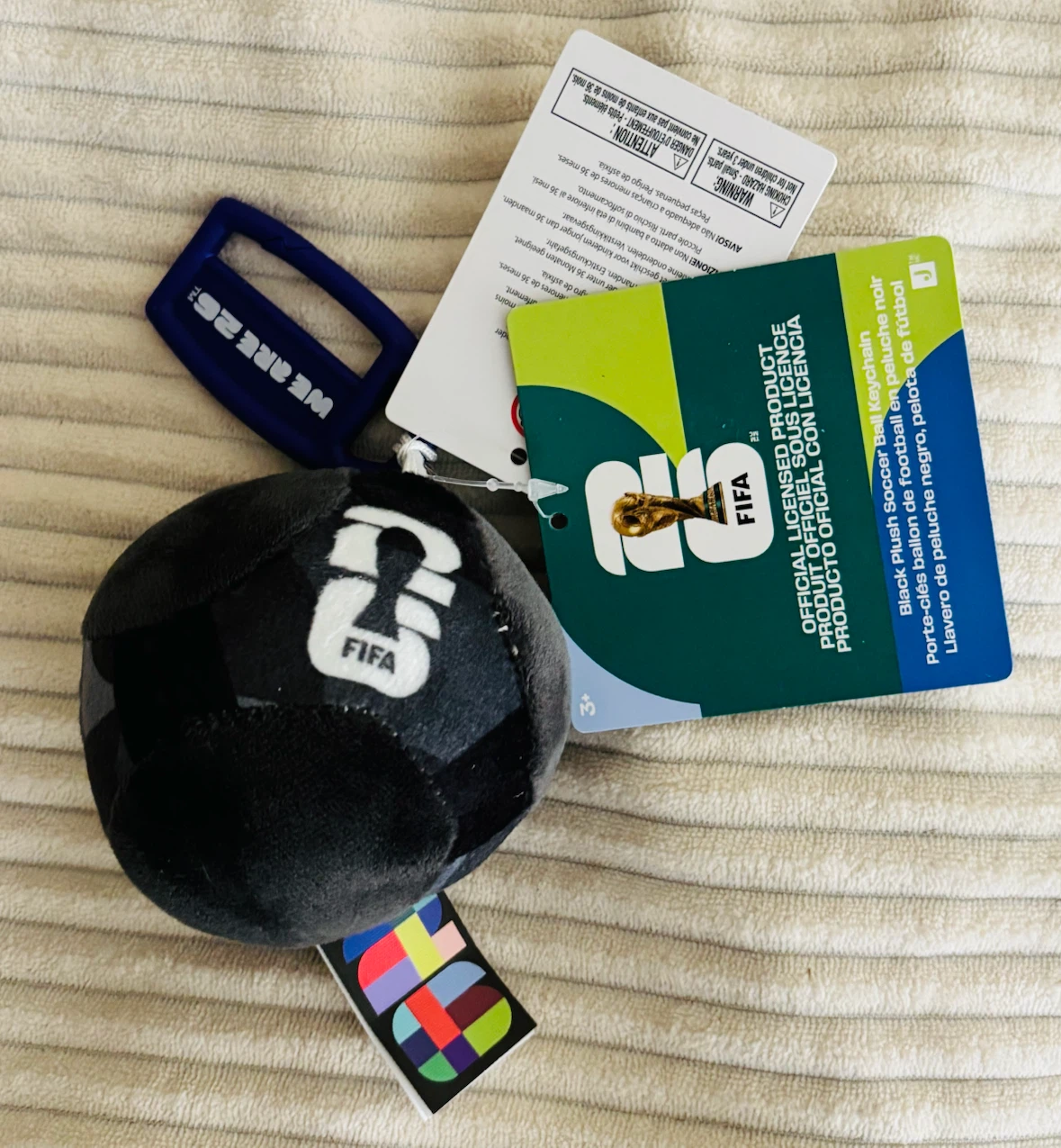 FIFA World Cup 2026 Plush Soccer Ball Keychains