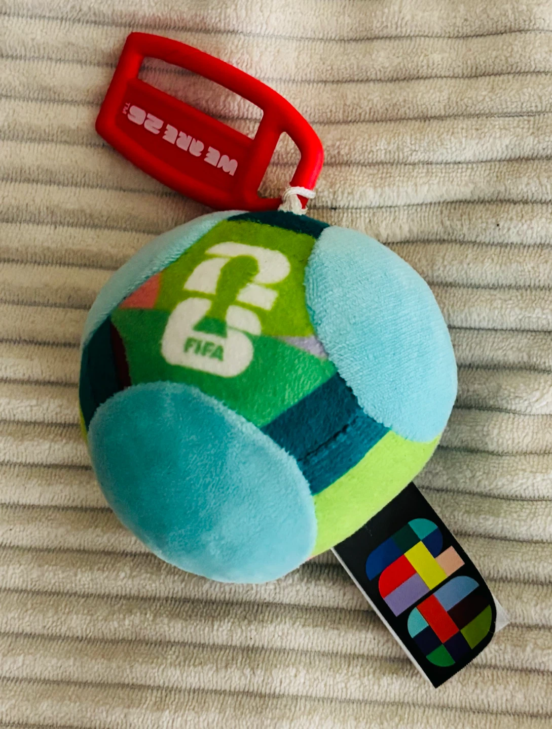 FIFA World Cup 2026 Plush Soccer Ball Keychains - photo 2