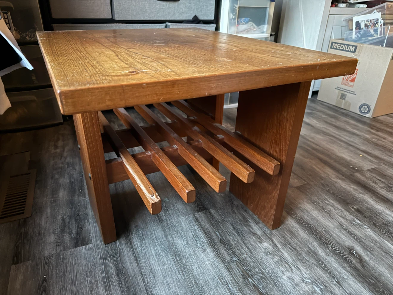 Wooden End Table - photo 3