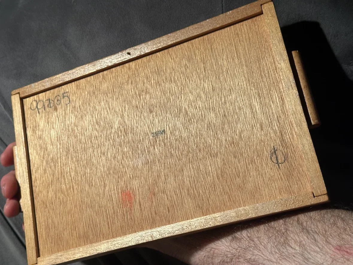 Vintage Wood Bar Tray Service With A Smile - photo 4