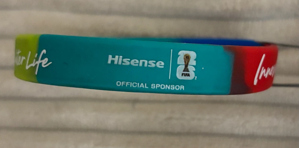 Hisense FIFA World Cup 2026 Official Sponsor Silicone Bracelet - photo 4