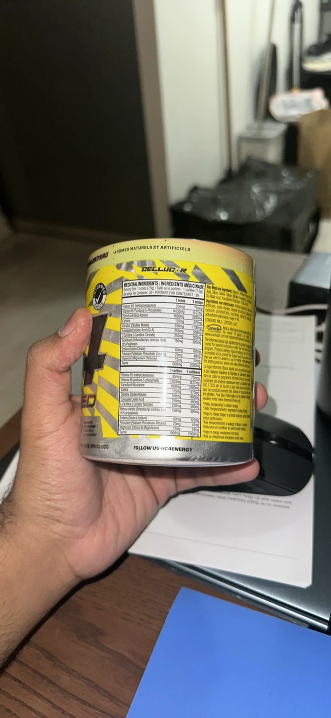 Cellucor C4 Sport Ripped Pre-Workout Strawberry Watermelon - photo 3
