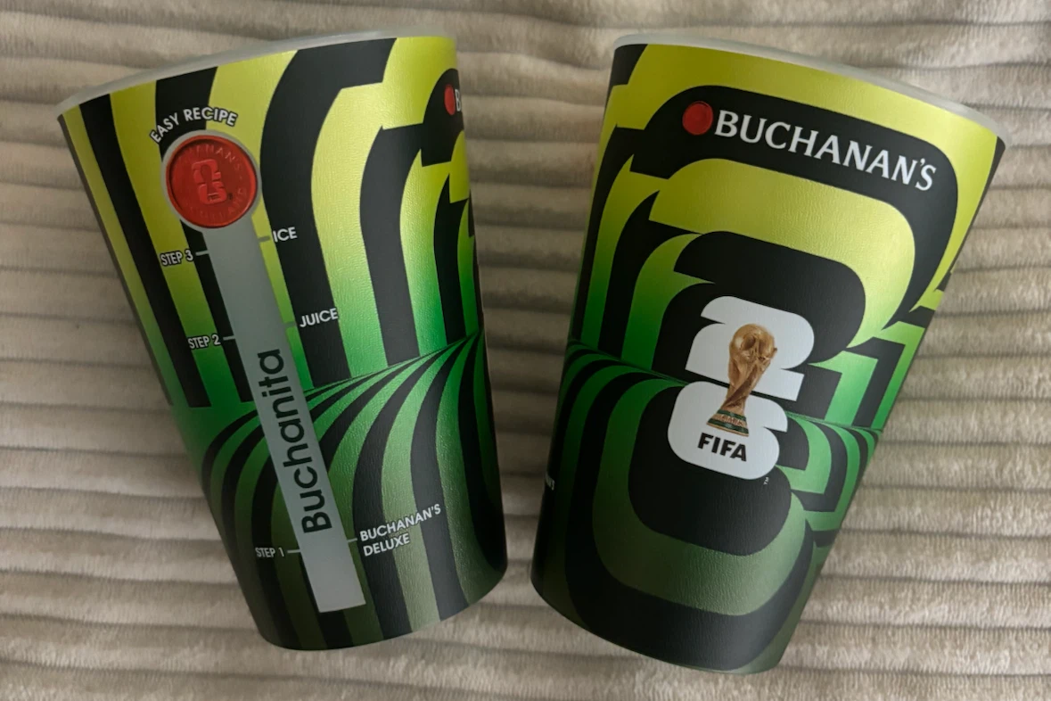 Buchanan's FIFA 2026 Branded Cups - Set of 2