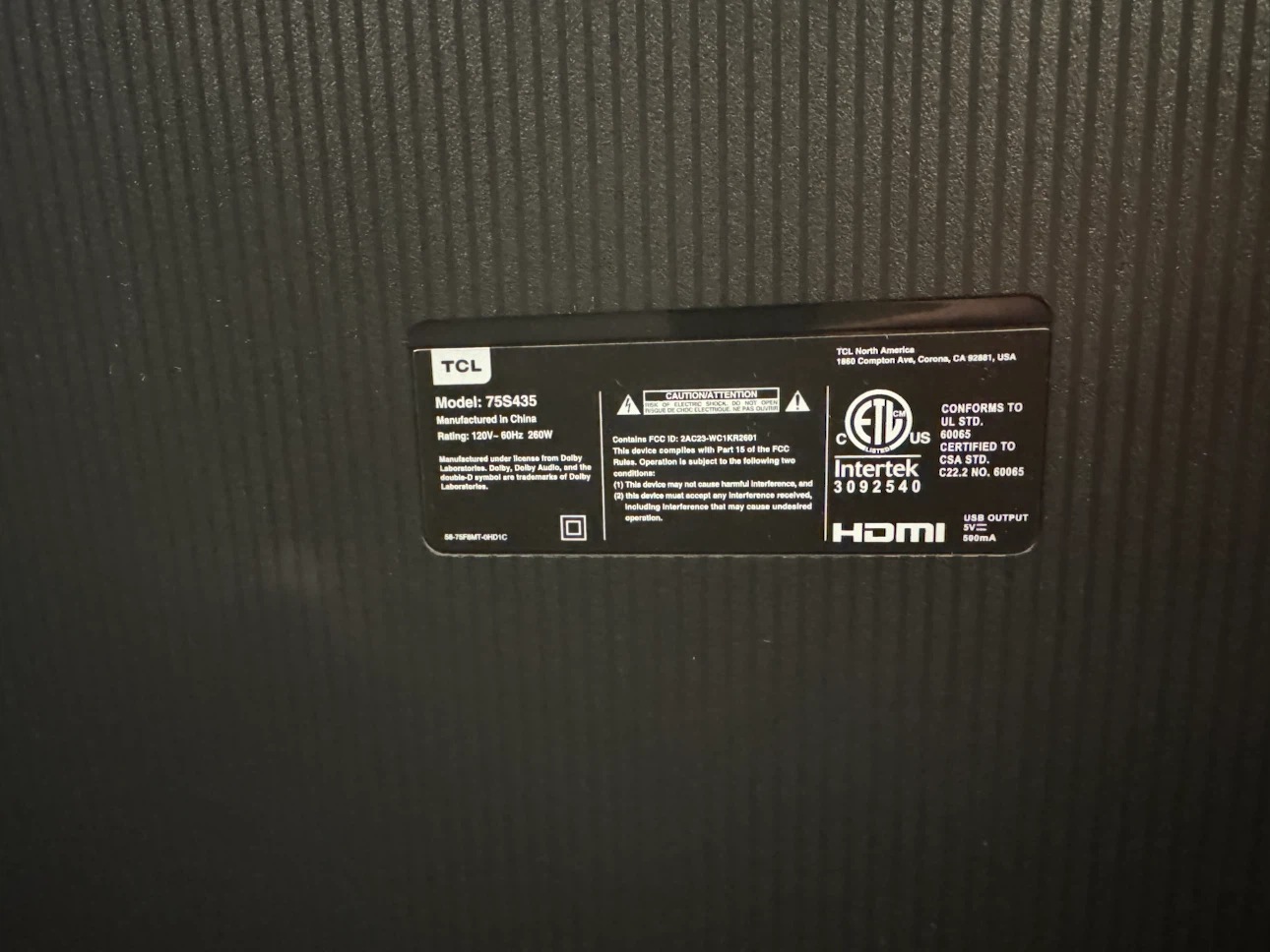 TCL 75 4K UHD Roku Smart TV - photo 5