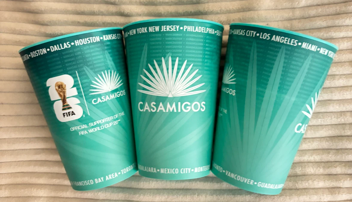Casamigos Official Supporter FIFA World Cup 2026 Cups (Set of 3)