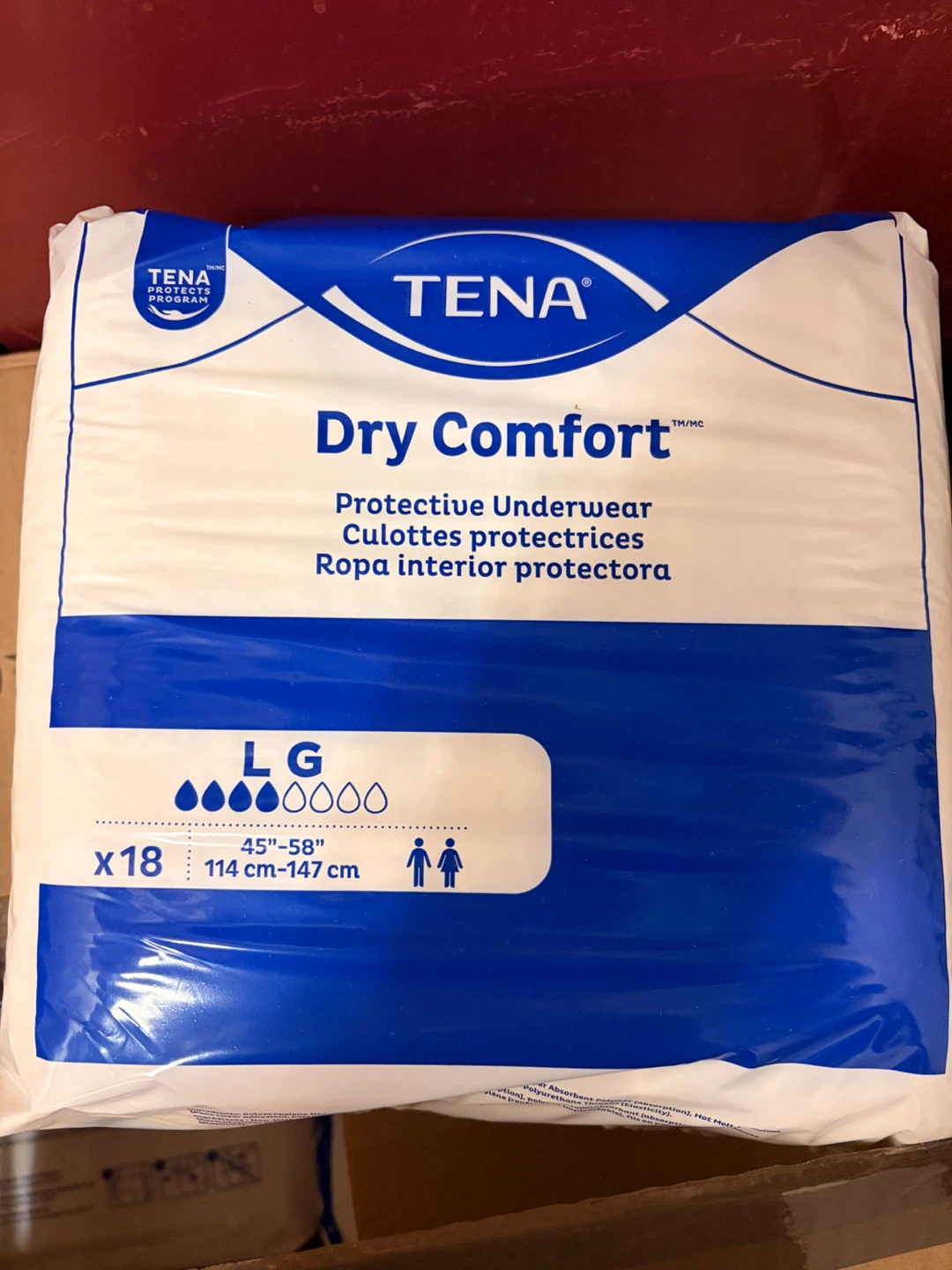 TENA Dry Comfort Protective Underwear - Large (18 count)