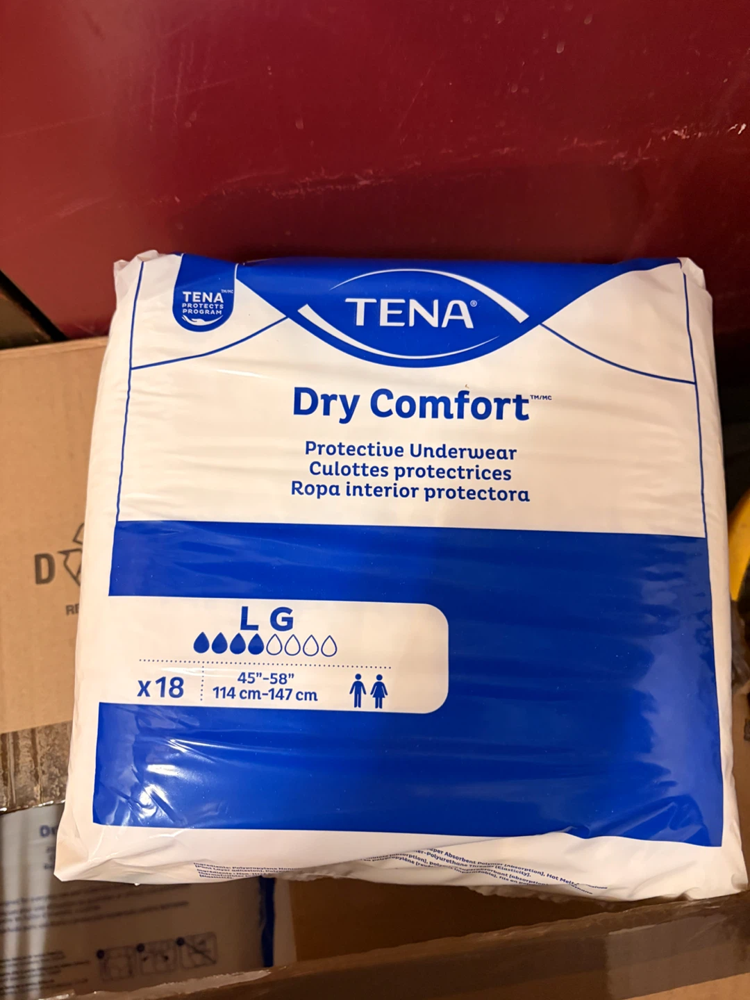 TENA Dry Comfort Protective Underwear - Large (18 count) - photo 2