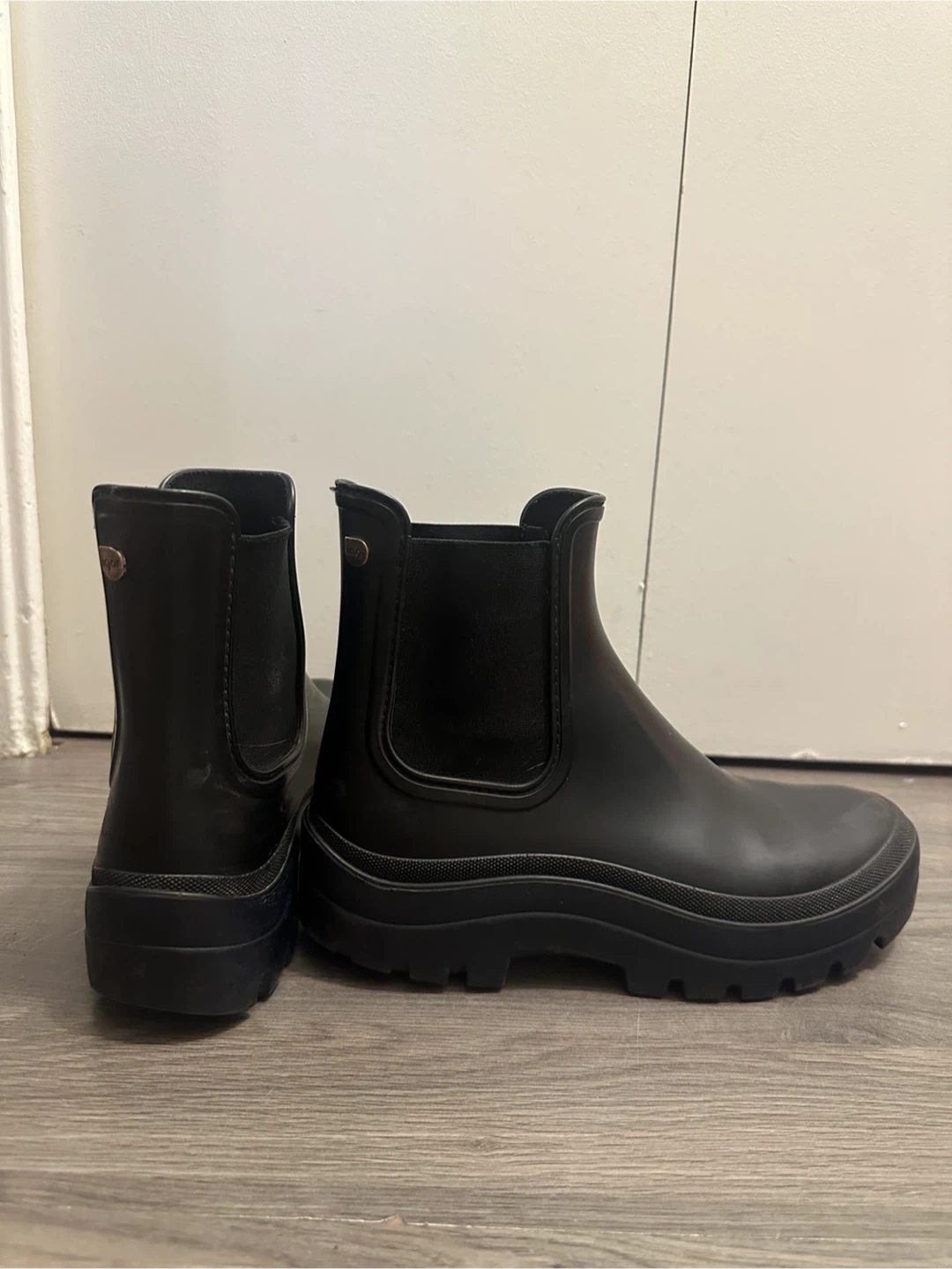 Black Chelsea Rain Boots size 39 - photo 3