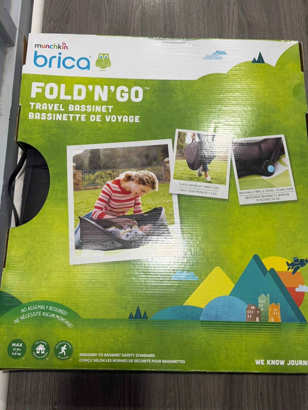 Brica Fold'N'Go Travel Bassinet - photo 2