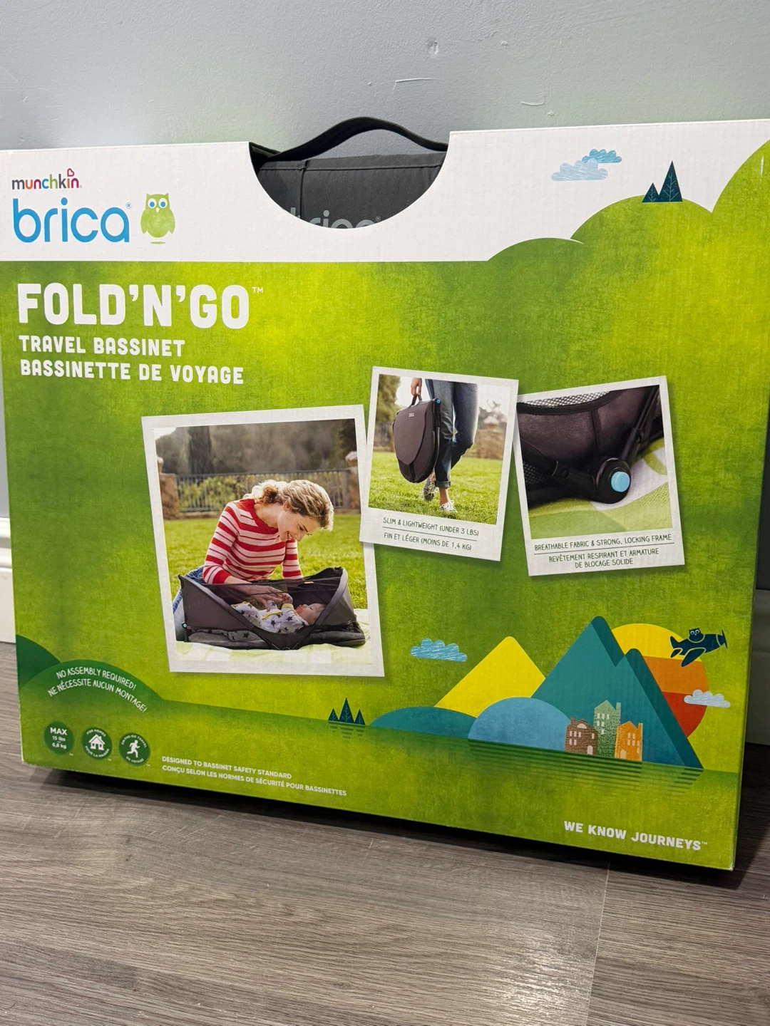 Brica Fold'N'Go Travel Bassinet