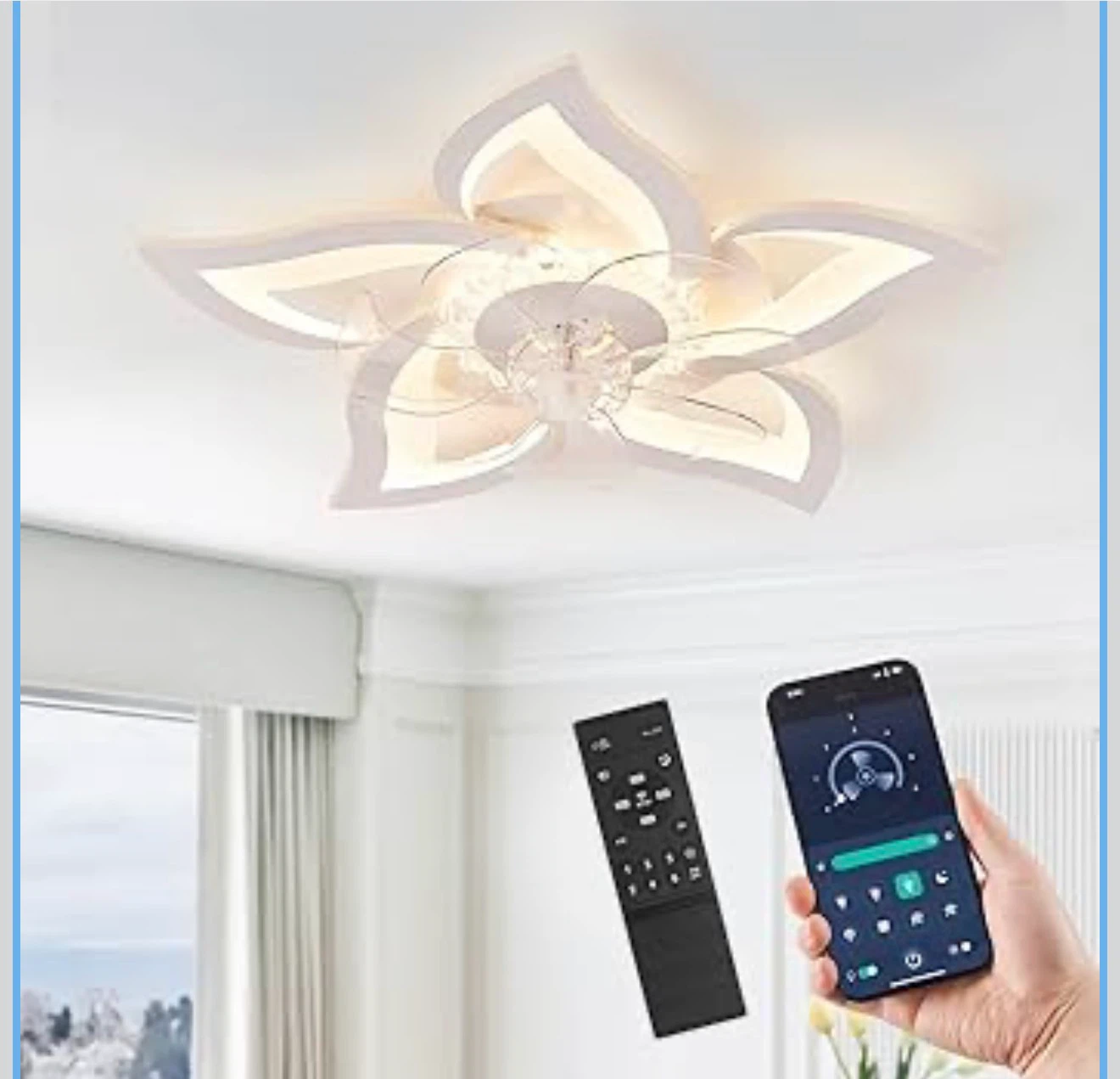 Fan and light