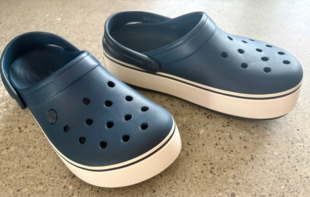 Crocs Crocband Platform Clog M7 W9 Navy/White - photo 2