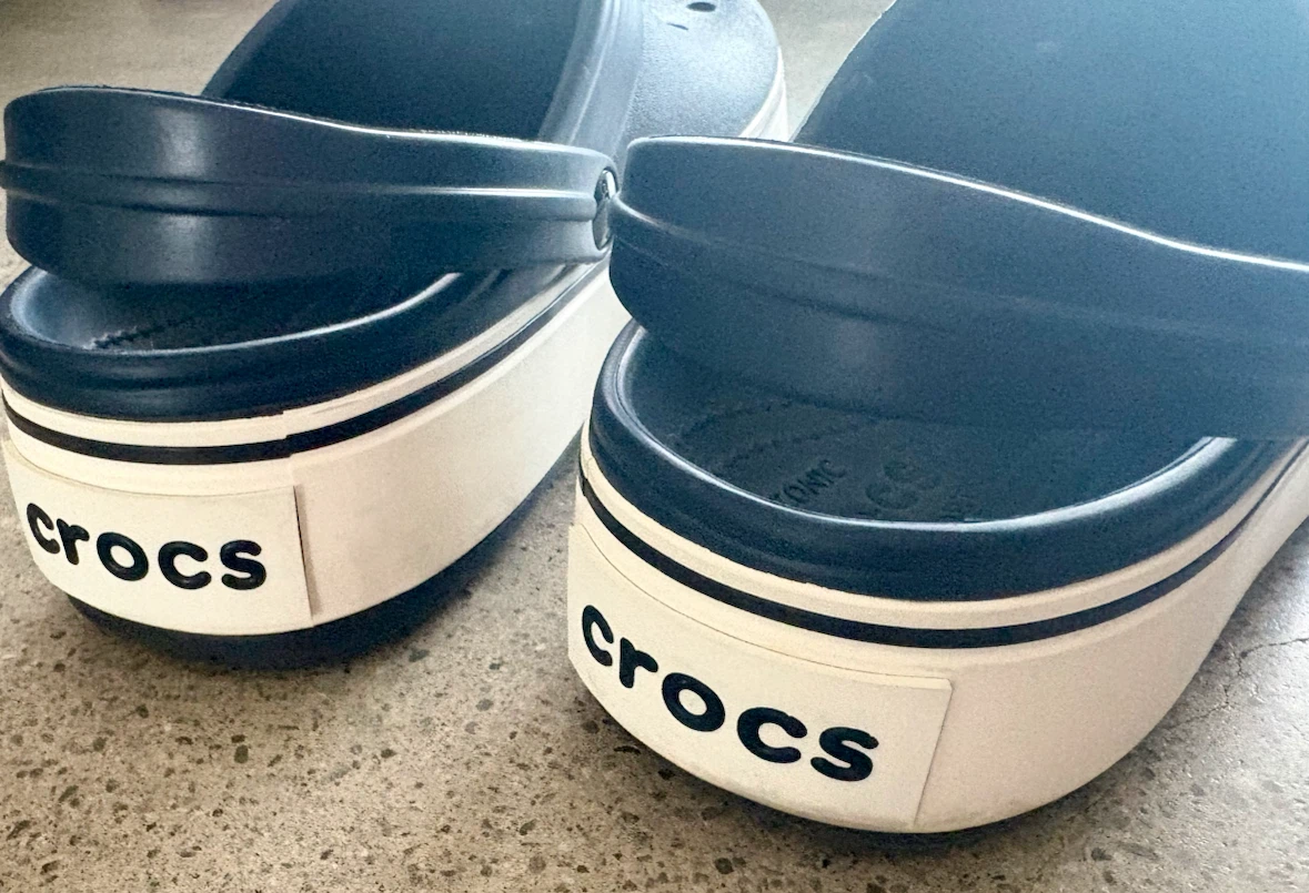 Crocs Crocband Platform Clog M7 W9 Navy/White - photo 4