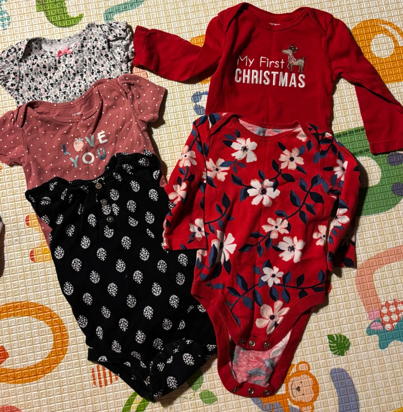 Assortment of bodysuits