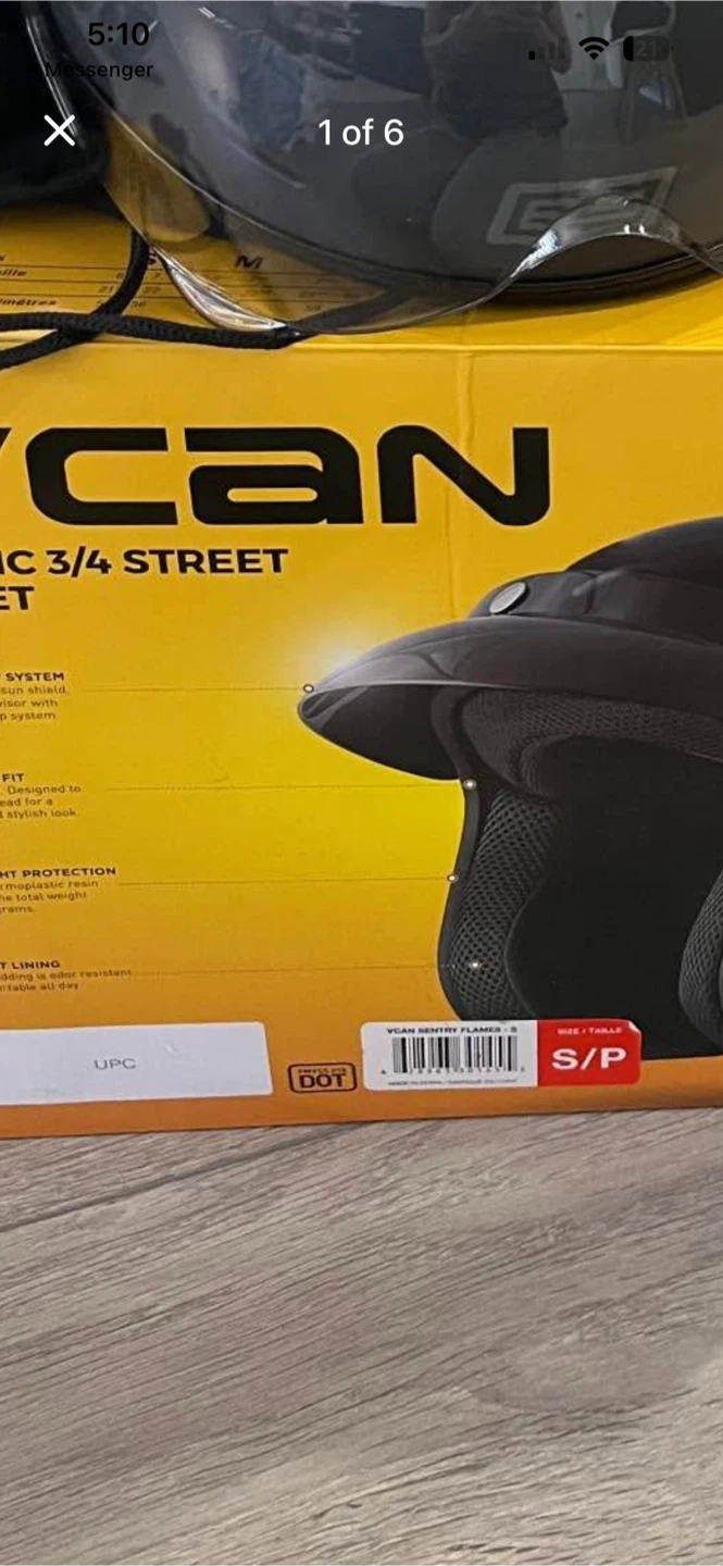 VCAN Vanta & Sentry Helmets - Classic 3/4 Street & Cruiser - photo 5