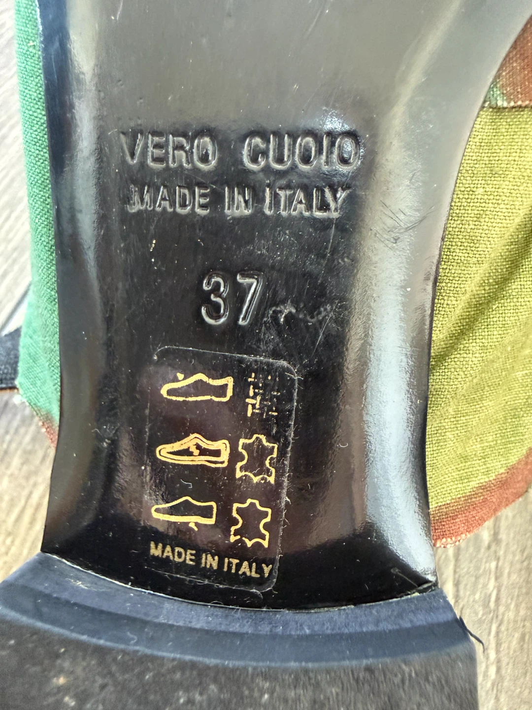 VERO CUOIO Women's Slingback Heels Size 37 Made in Italy - photo 2