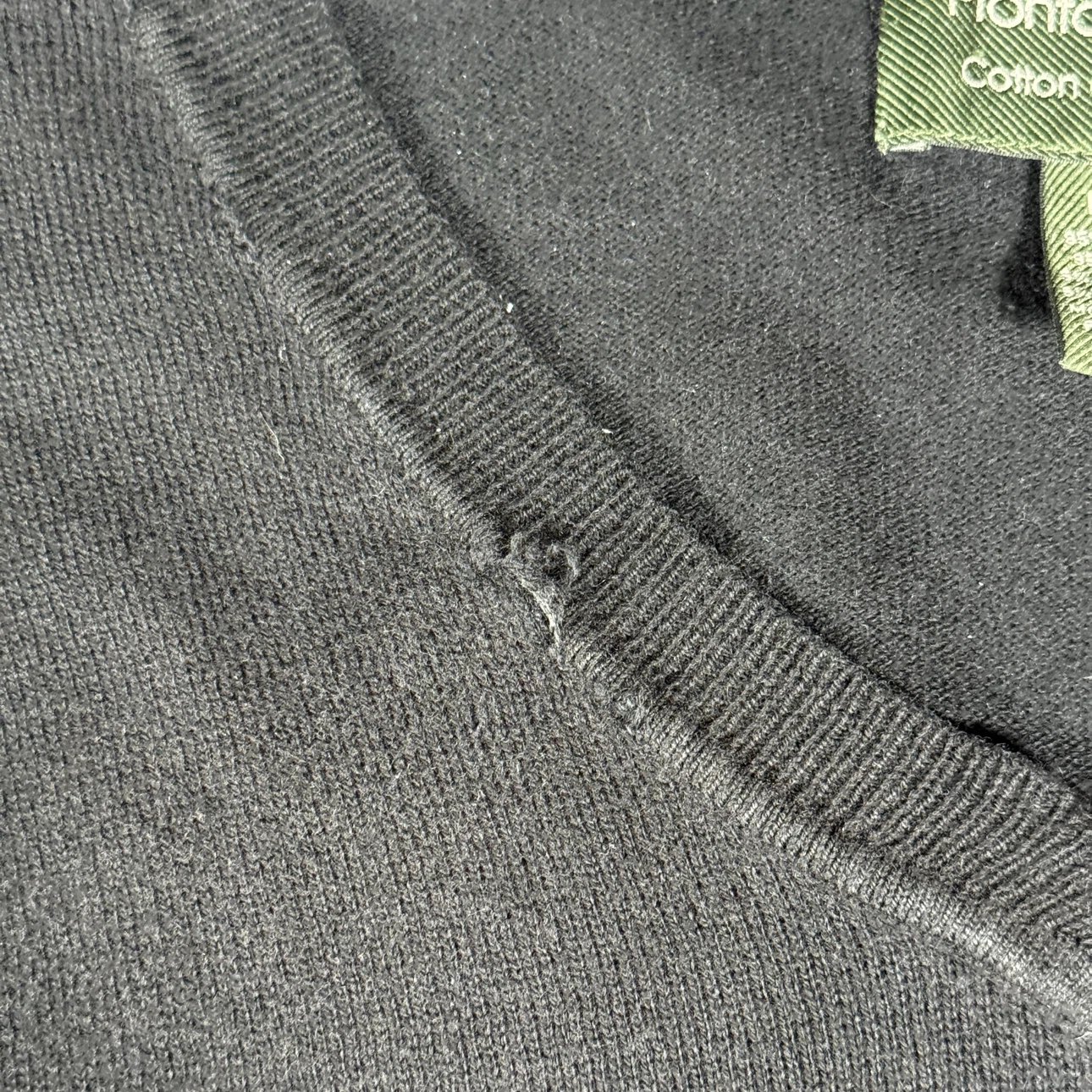 Pronto Uomo Cotton Cashmere V-Neck Sweater L/G - photo 2