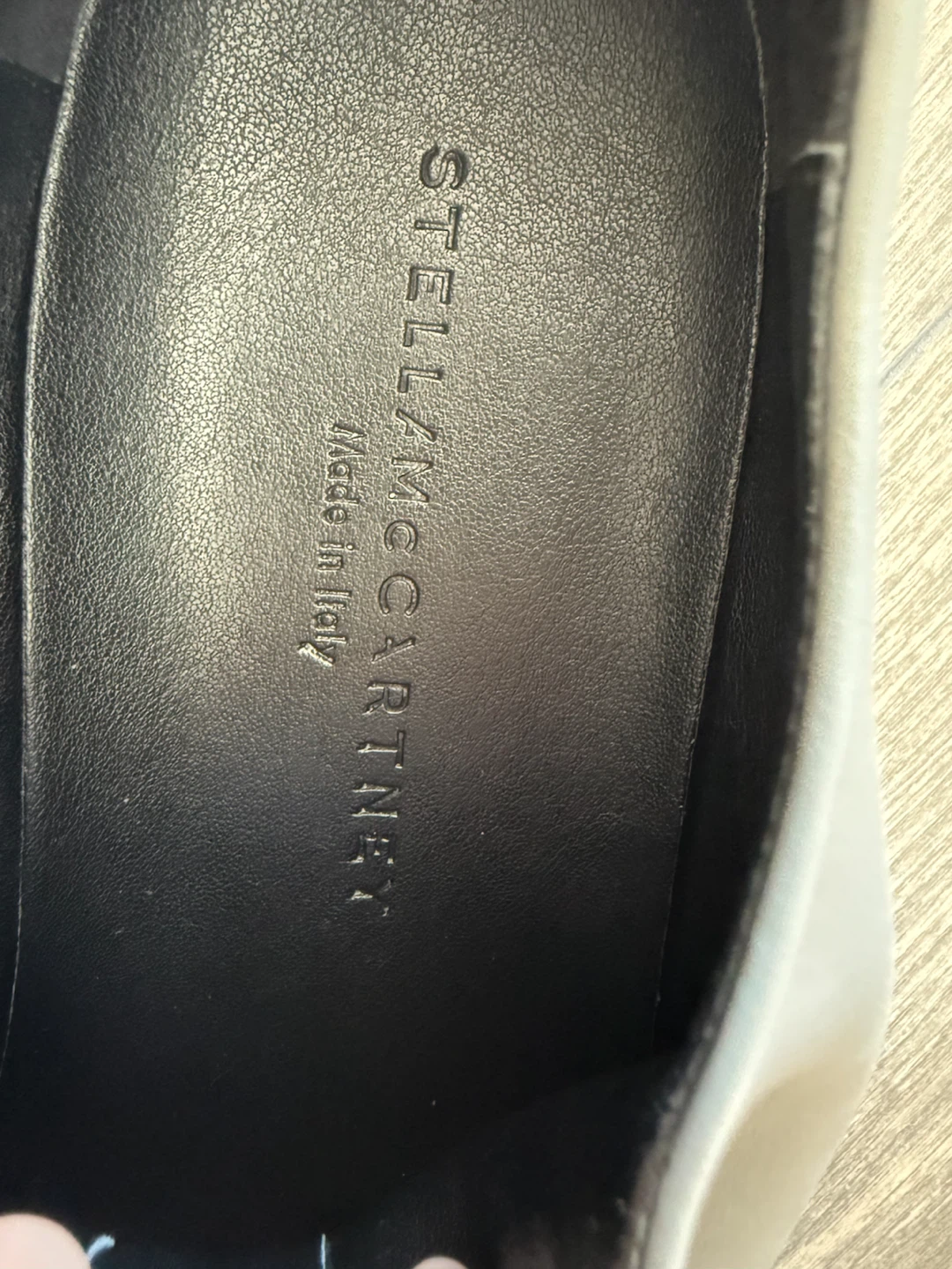 Stella McCartney Grey Leather Zip Shoes Size 37 - photo 5