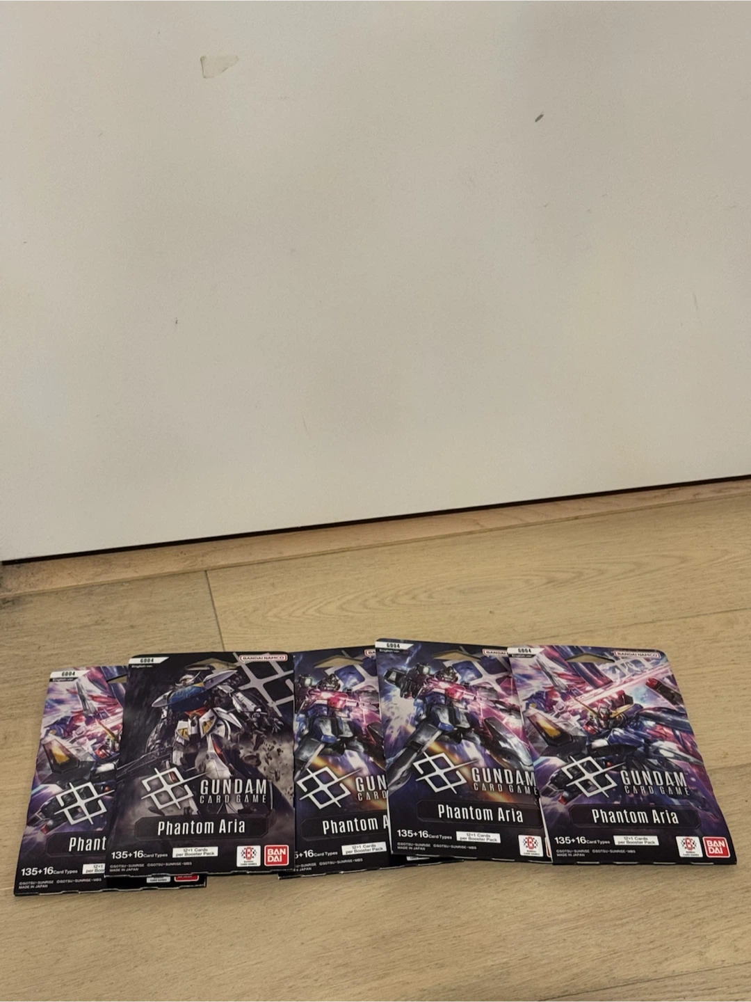 Gundam phantom aria GD04 sleeve booster pack