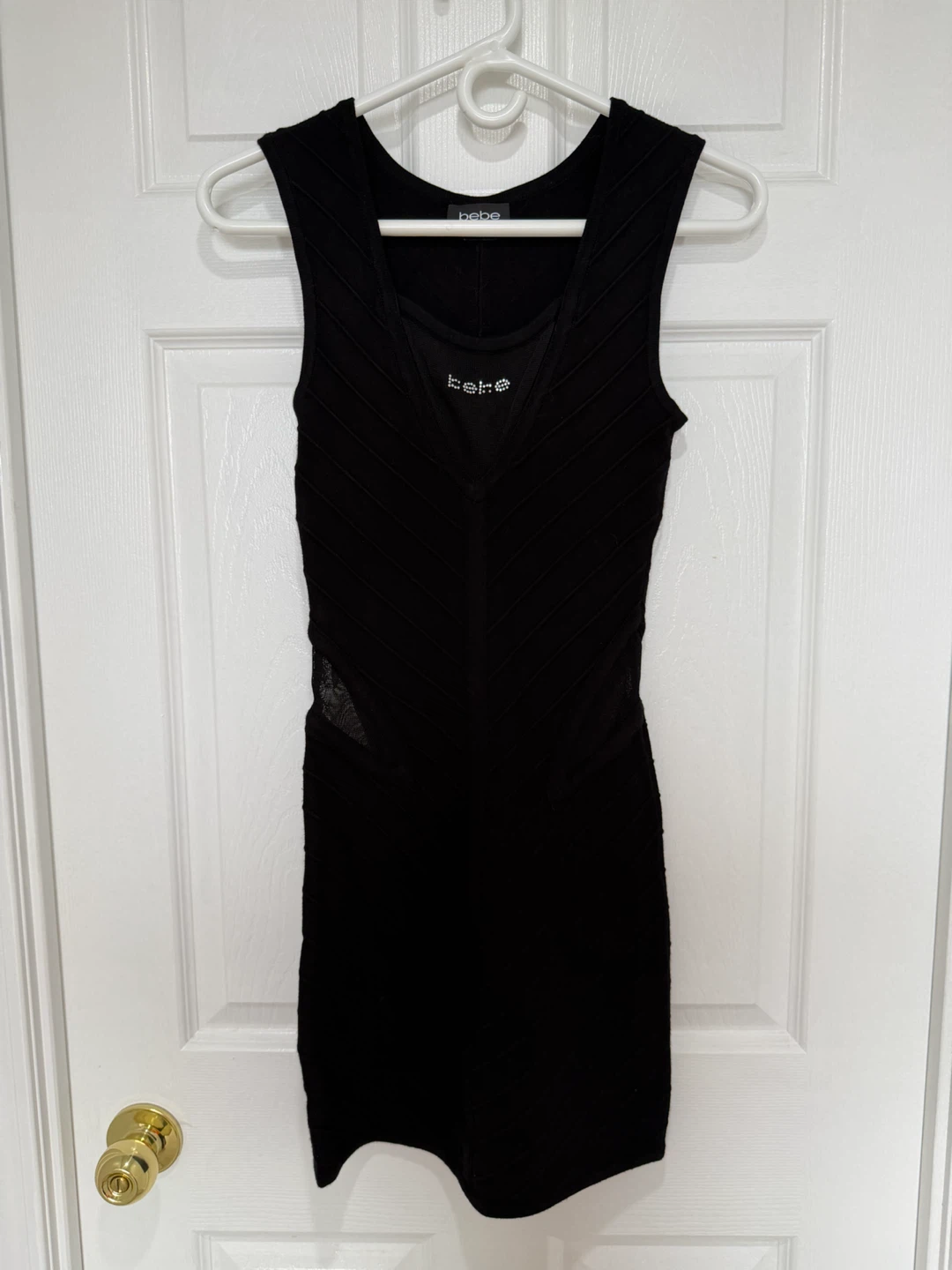 Bebe Black Sleeveless Dress