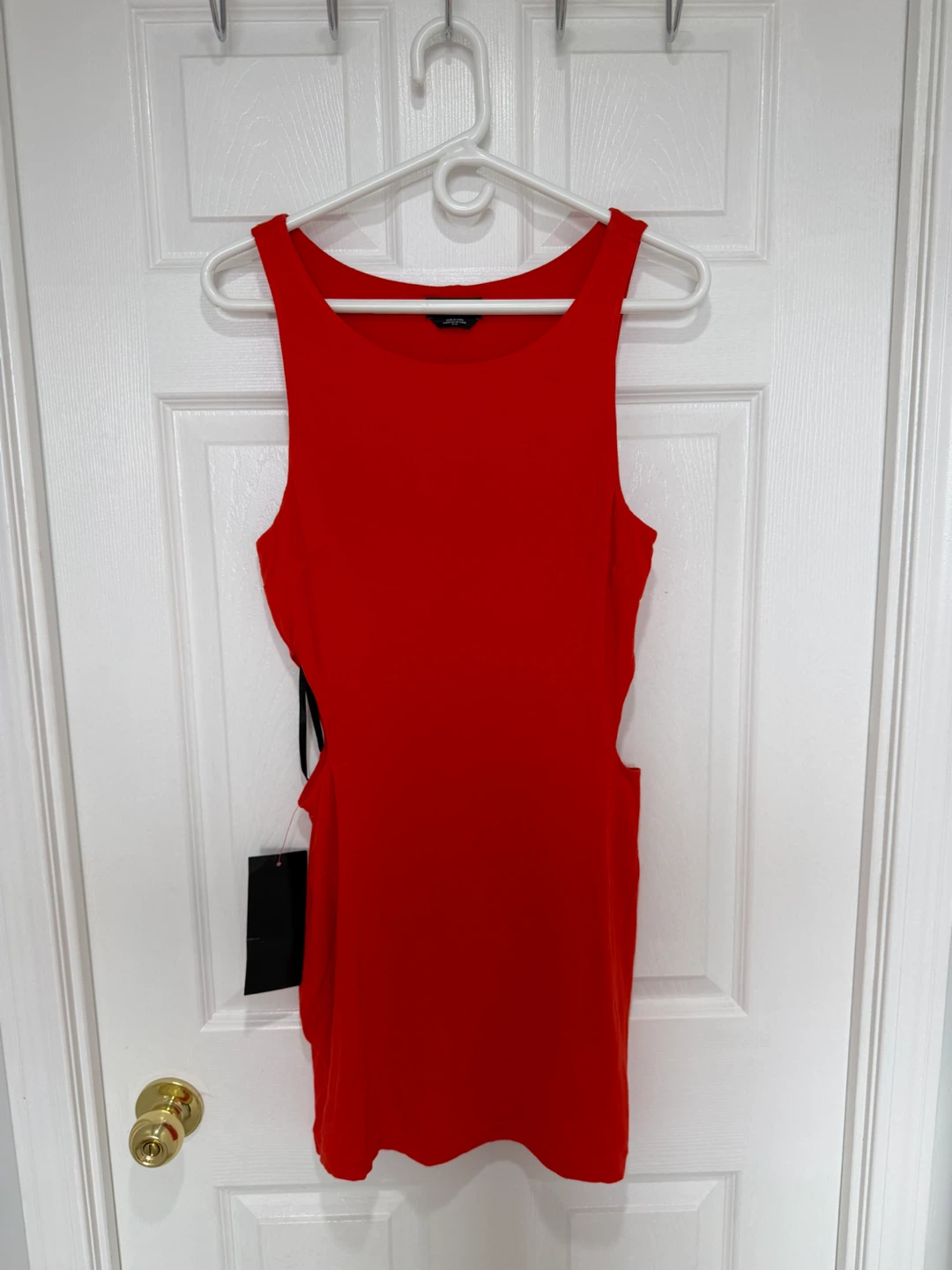 Bebe Red Cutout Dress