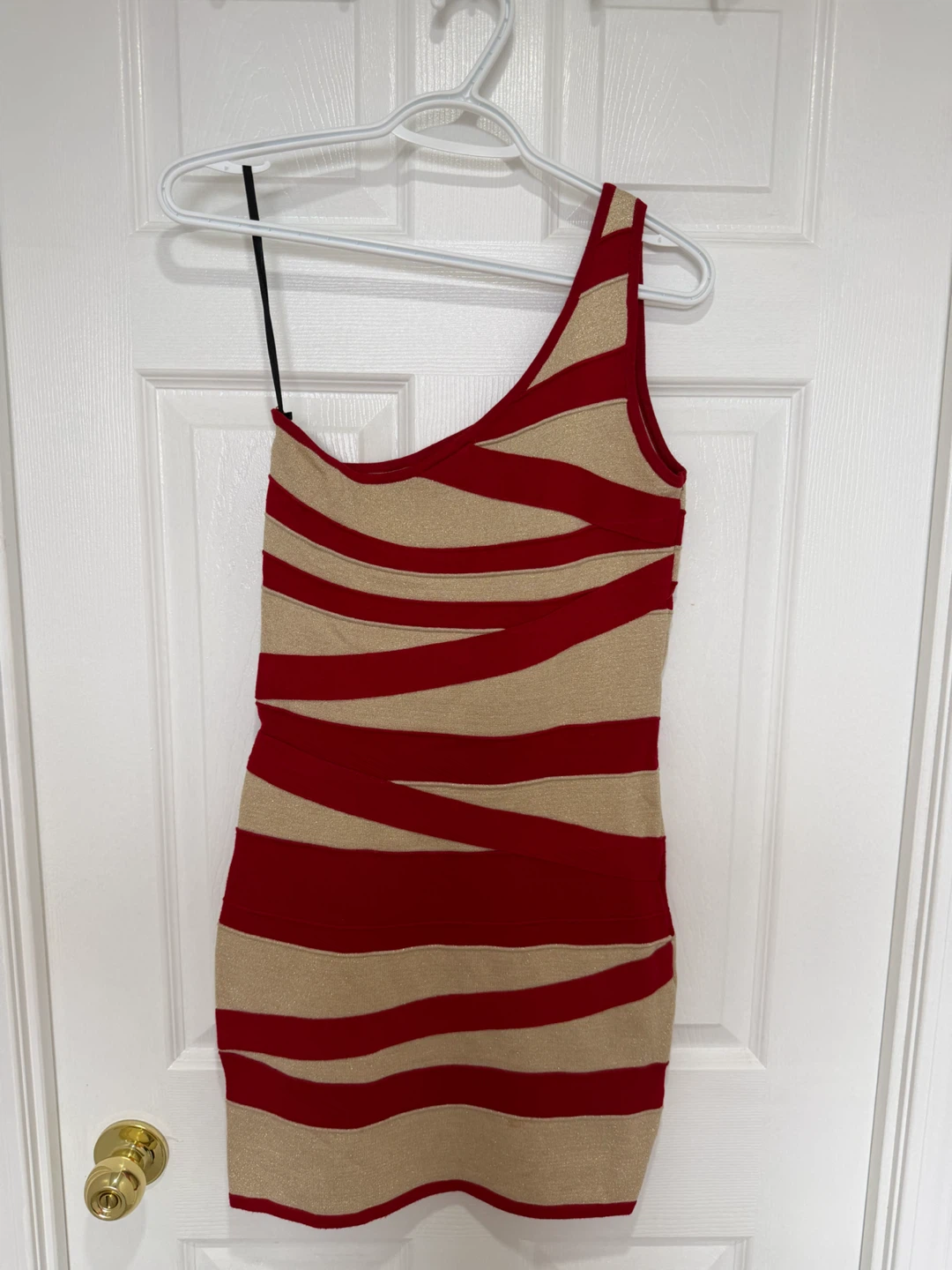 Bebe One-Shoulder Dress