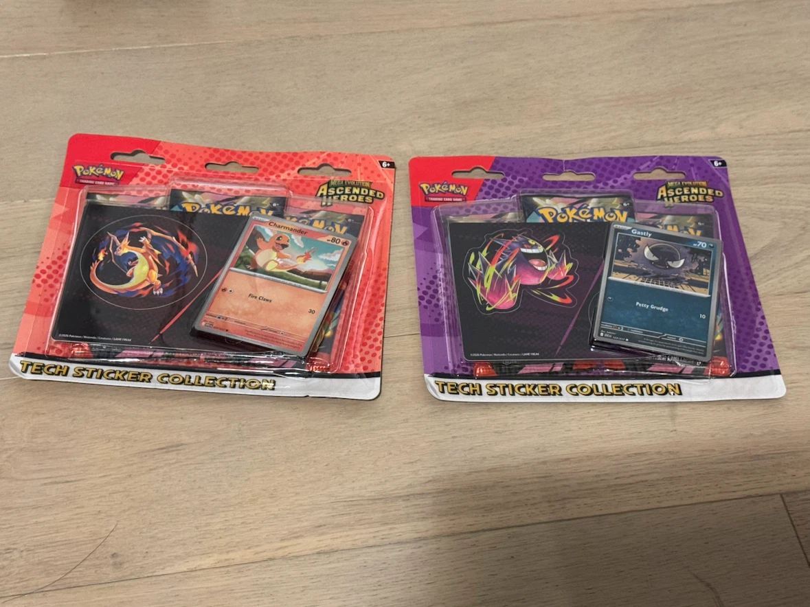 Ascended heroes tech sticker collection