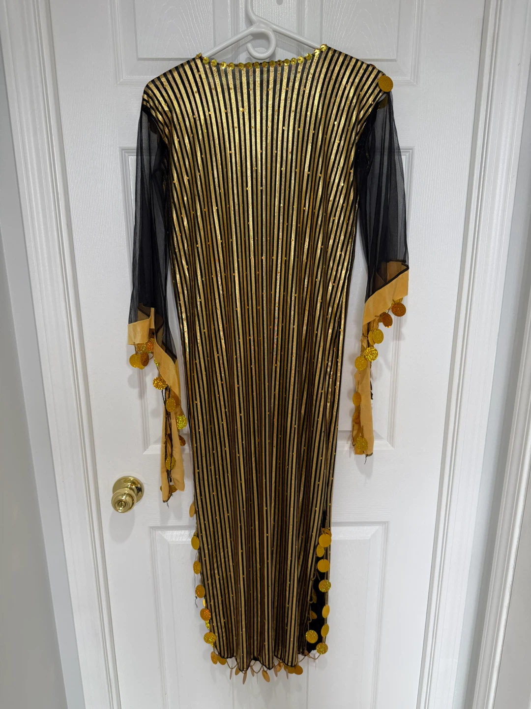 Gold Sequined Kaftan Dress - photo 2