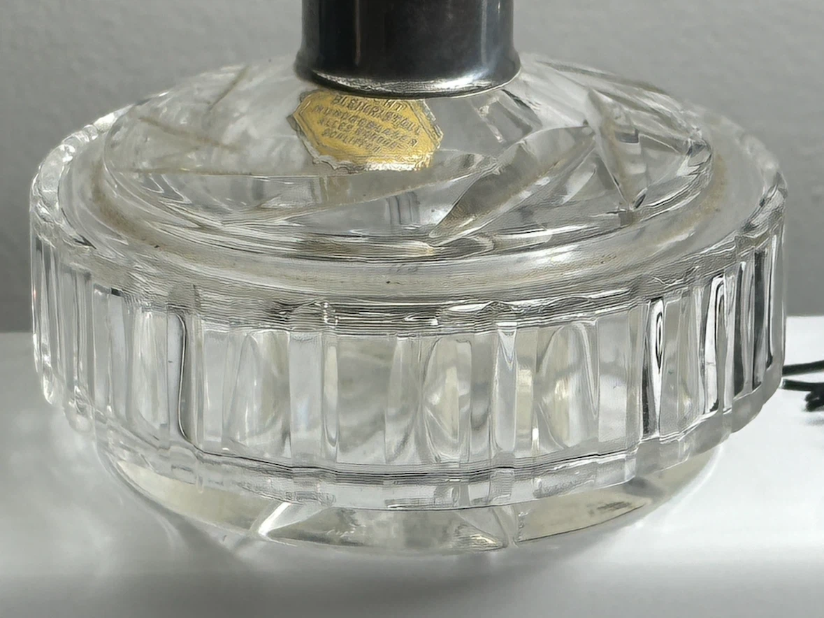 Hand-Cut German Crystal Perfume Atomizer - photo 4