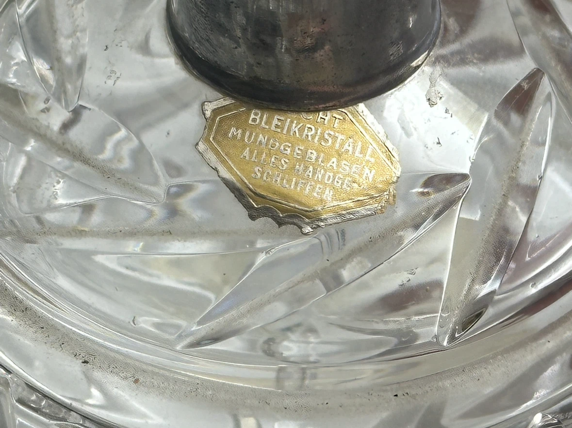 Hand-Cut German Crystal Perfume Atomizer - photo 5